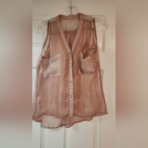 Rose gold blouse
